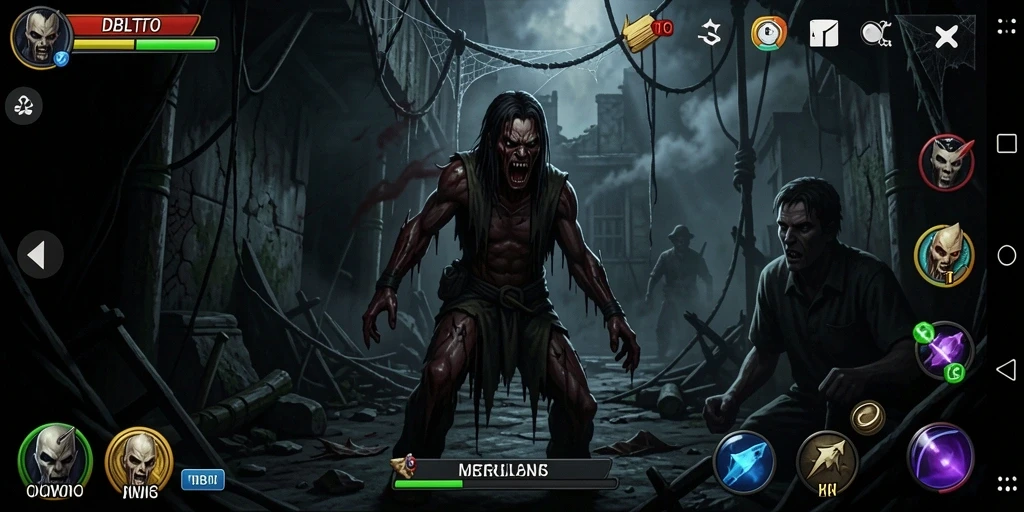 Screenshot DBLTOTO menampilkan suasana gameplay yang mencekam.