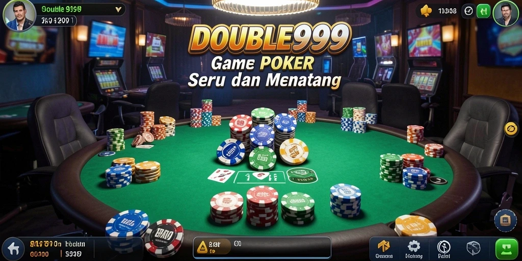 Gameplay menarik dari permainan poker DOUBLE999 menampilkan pengalaman seru.