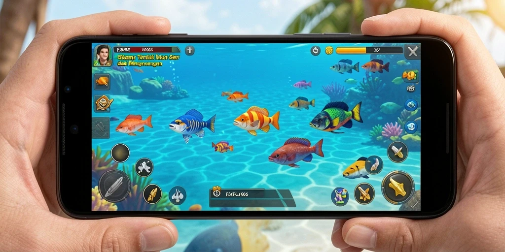 Screenshot menunjukkan gameplay menembak ikan yang seru di FIXPLAY666.