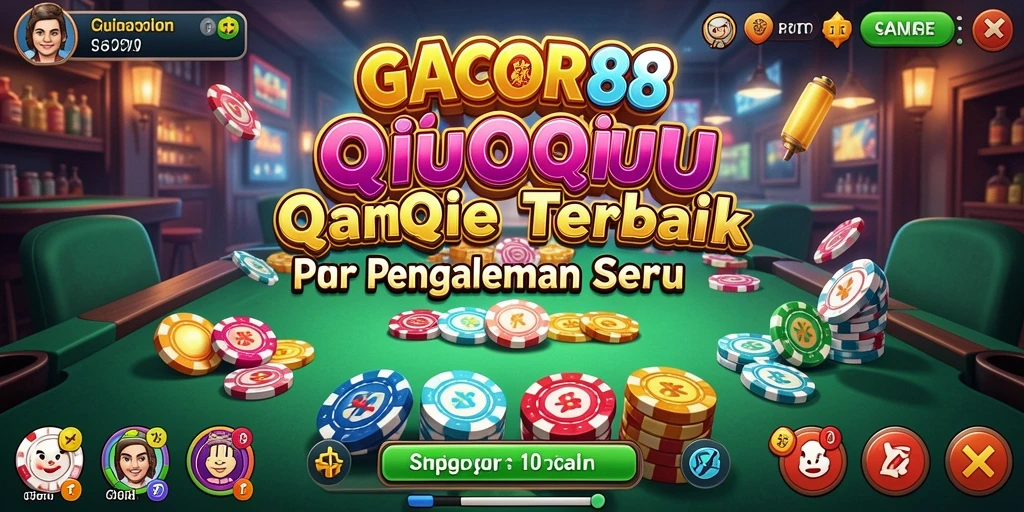 Tampilan menarik gameplay QiuQiu di GACOR88.