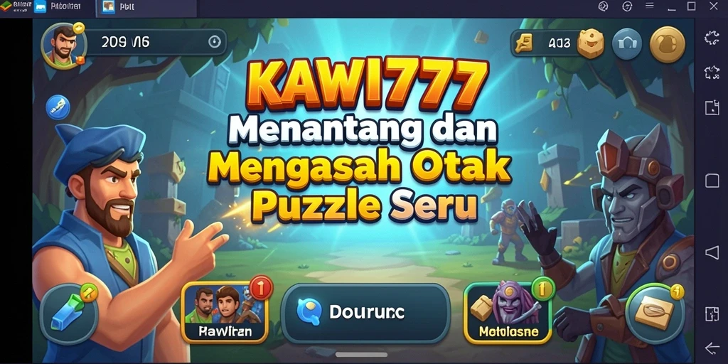 Tampilan menarik dari gameplay KAWI777 yang penuh tantangan Puzzle.