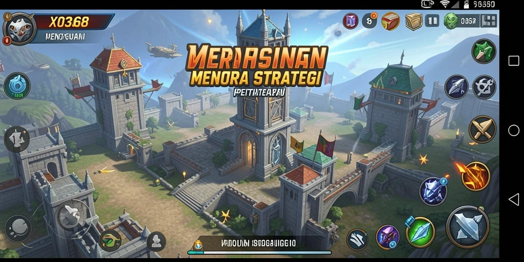 Screenshot utama XO368 menampilkan aksi seru dari gameplay Tower Defense.